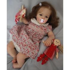 Boneca Reborn Alive Large Smiley Smiling Soft 60 cm