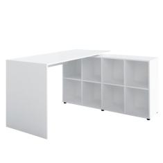 Mesa Para Escritório Extensível Escrivaninha Home Office Nero