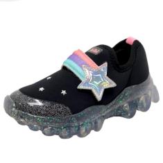 Tenis De Luz Infantil Menina Conforto Bibi Celebration