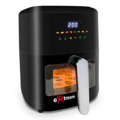 Air Fryer Fritadeira Elétrica Extream 4,5L Preto e Prata, 127v, Preto,