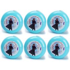 Kit 6 Ioiôs Frozen Disney Anna Elsa Olaf Lembrancinha Festa - Pais e f