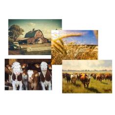 Kit 4 Quebra-Cabeças Cognitivos Vida Na Fenda De 60 Peças - Coleção Te