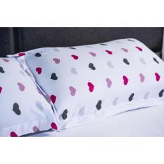 Jogo de cama casal  king 3 pçs 100% algodão - malha ( fio penteado) - 