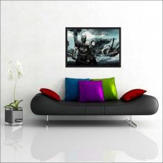 Quadro Decorativo Game Jogos God Of War Decorações Com Moldura - Vital