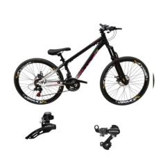 Bicicleta Vikingx Tuff 44 Aro 26 Cambio Shimano Dianteiro Traseiro 24v