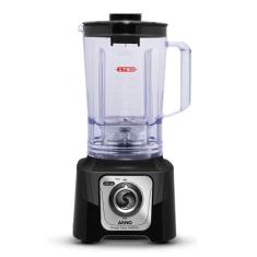 Liquidificador Arno Powermax 1400W LN65 Preto, com 6 Lâminas Powelix Pro, 3,1L de Capacidade, Tecnologia Comfort Control e Design Arno, 220V