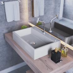 Kit Cuba RT55 Com Torneira Pratika 1060 Metal e Válvula Click 1 Polegada B Compace