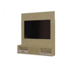 Painel Para Tv Em Ate 32 Polegadas 3 Nichos Natural Em Mdf f031