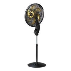 Ventilador Coluna Mallory 6 Pás Preto E Dourado Chronos 220V, 220V