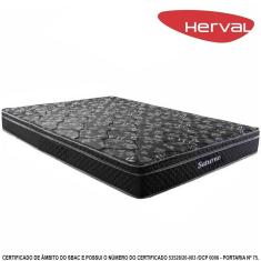 Colchão Casal Herval Molas Bonnel Saturno, 20x138x188 cm