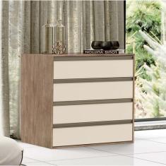 Cômoda 4 Gavetas 100% MDF Select - Belmax