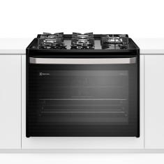 Fogão de Embutir Electrolux de 05 Bocas Experience com Mesa Vidro e Grill Preto - FE5EB