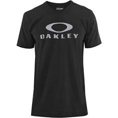 Camiseta Oakley Masculina Bark New Tee, Preto, M