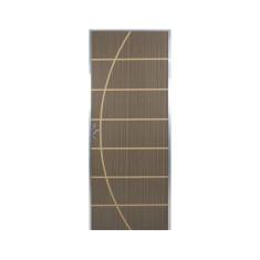 Kit Porta de Madeira Lisa 212x85cm com Batente de Alumínio 3,6cm Ecomadeiral MGM Carvalho Quebec