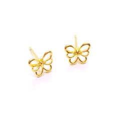 Brinco Infantil Borboleta - Banhado em Ouro 18k
