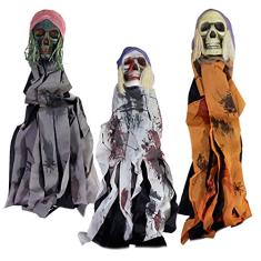 Boneco Esqueleto Pirata Halloween