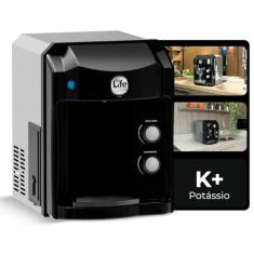 Purificador Água Top Life Alcalina Ionizada Ozonio Potássio He Oxi K+ Preto 127V