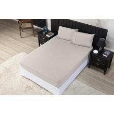 Jogo de lençol Queen 400 fios 3pç ponto palito - SAFIRA ENXOVAIS, Linh