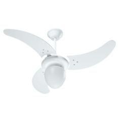 Ventilador Búzios Branco 110v 3 Pás Brancas