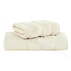 Jogo de Toalhas Buddemeyer Vision Dual Air Banho Bege 2 peças