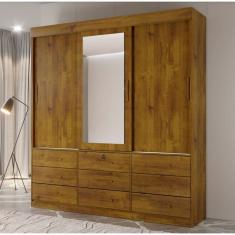 Roupeiro 3 Portas 9 Gavetas Vision