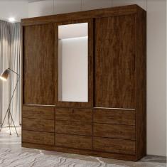 Roupeiro 3 Portas 9 Gavetas Vision