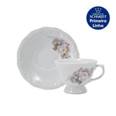 Xícara Café Com Pires 70ml Pomerode Eterna E351 - Porcelana Schmidt