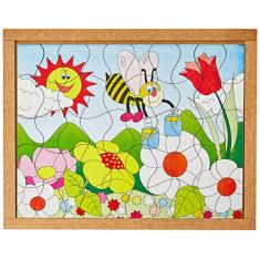 Carlu Brinquedos - Natureza Quebra-Cabeça da 50 Peças, 4+ Anos, Multicor, 1299