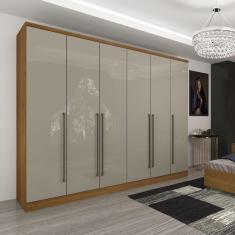 Guarda Roupa Casal 6 Portas 8 Gavetas 270cm Sevilla