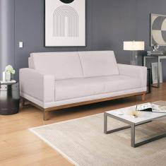 Sofá 3 Lugares em Linho Cronus Bege