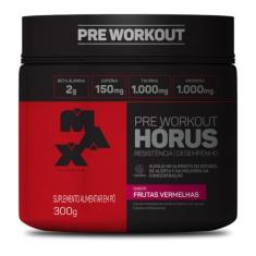 Pre Workout Horus  Frutas Vermelhas - 300G - Max Titanium