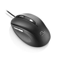Mouse Multi Com Fio 1600Dpi USB 6 Botões Preto MO241