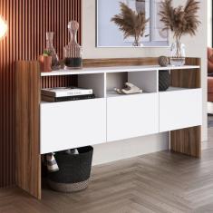 Aparador 3 Portas Sabor Sensações Yescasa Branco