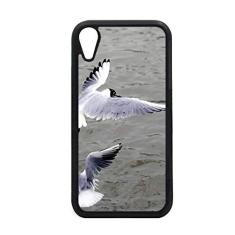 Capa para iPhone XR com imagem da natureza do pássaro do mar e água do oceano para proteção de telefone Apple