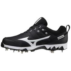 Mizuno Tênis de beisebol masculino 9-Spike Ambition 2, preto-branco, 38