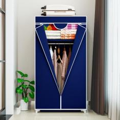 Guarda Roupa Armário Dobrável Portátil Arara de Roupas Roupeiro Multiu