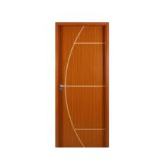 Kit Porta de Madeira Decorada 215x94cm com Batente de MDF Ultra 12cm G