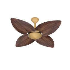Ventilador De Teto Winds Dourado 4 Pás Econômico Ventax 110V, 110V
