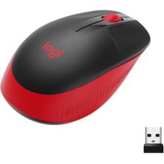 Mouse sem fio Logitech M190 com Design Ambidestro de Tamanho Padrão, C