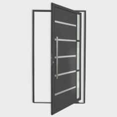 Porta Pivotante Lambril Miraggio com Puxador Super 210cm x 100cm Brimak