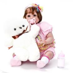 Boneca Bebê Reborn Kaydora Luana