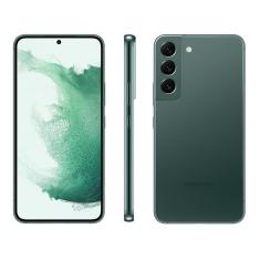 Smartphone Samsung Galaxy S22 256GB Verde 5G Octa-Core 8GB RAM 6,1" Câm. Tripla + Selfie 10MP Dual Chip
