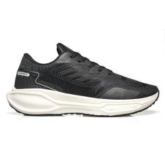 Tenis Feminino E Masculino Academia Leve Confortavel Olimp, Preto/Bran