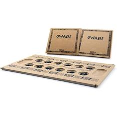 Jogo De Tabuleiro Oware Em Madeira - Oficina De Criação Mitra