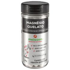 Magnésio Quelato 433Mg C/ 120 Cápsulas - Meissen Contec 