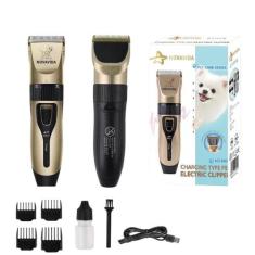 Maquina Para Tosa Pet Recarregável Cães Gatos Pet Sem Fio - GN