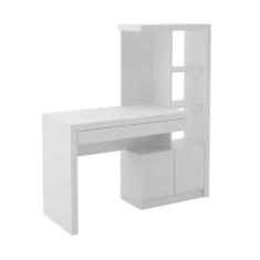 Escrivaninha Para Computador Com Armario ME4143 Branco Tecno Mobili, B