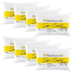 Kit Travesseiros Confort  Percal 180 Fios Fibra Siliconizada 70cm x 50