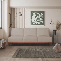 Sofá 3 Lugares Boreal com Mola Ensacada CabeCasa MadeiraMadeira