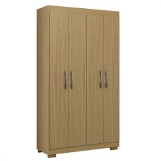 Guarda Roupa Solteiro Bem Mm 4 Portas Atacama